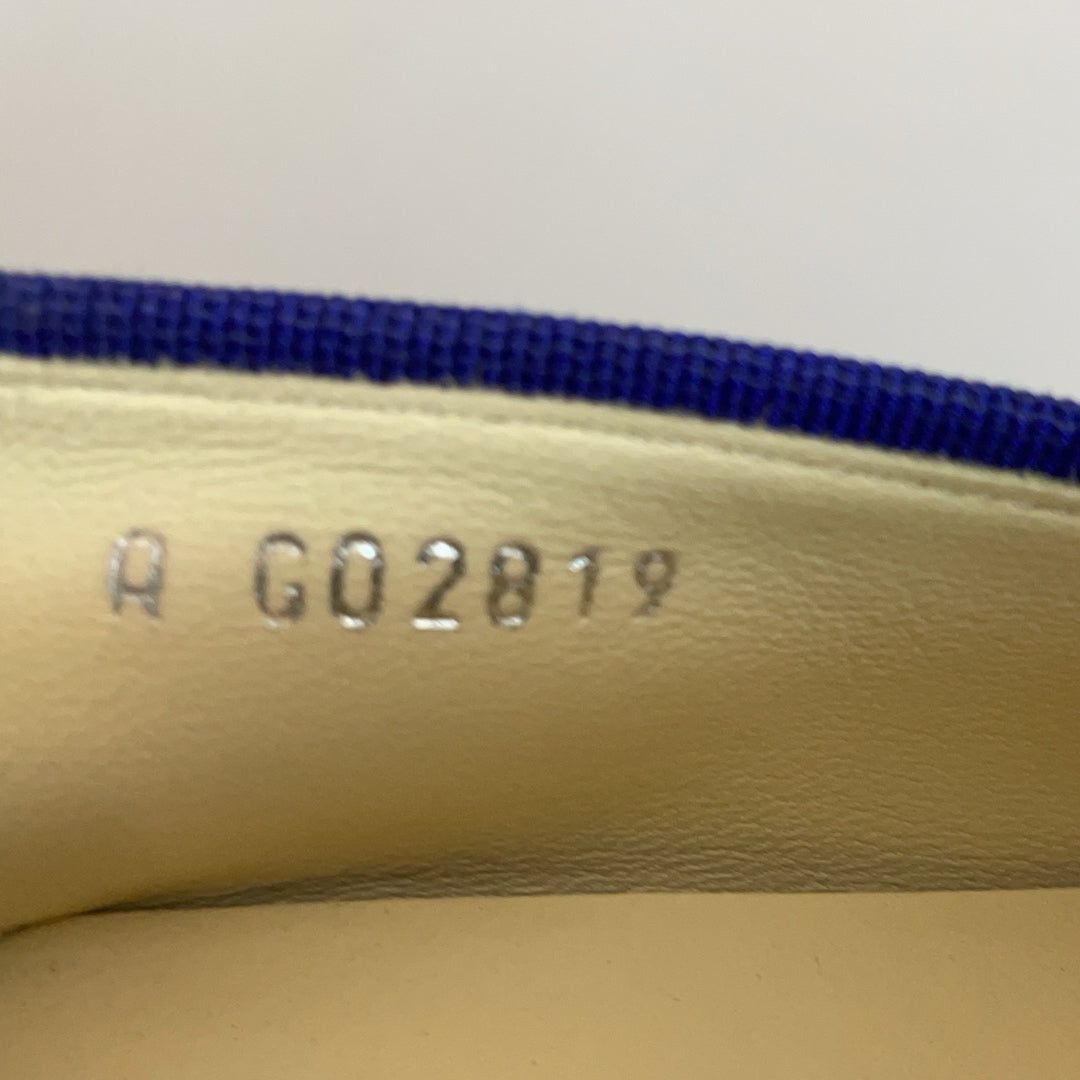 Chanel Ballet Flats in Blue/Black Size 36