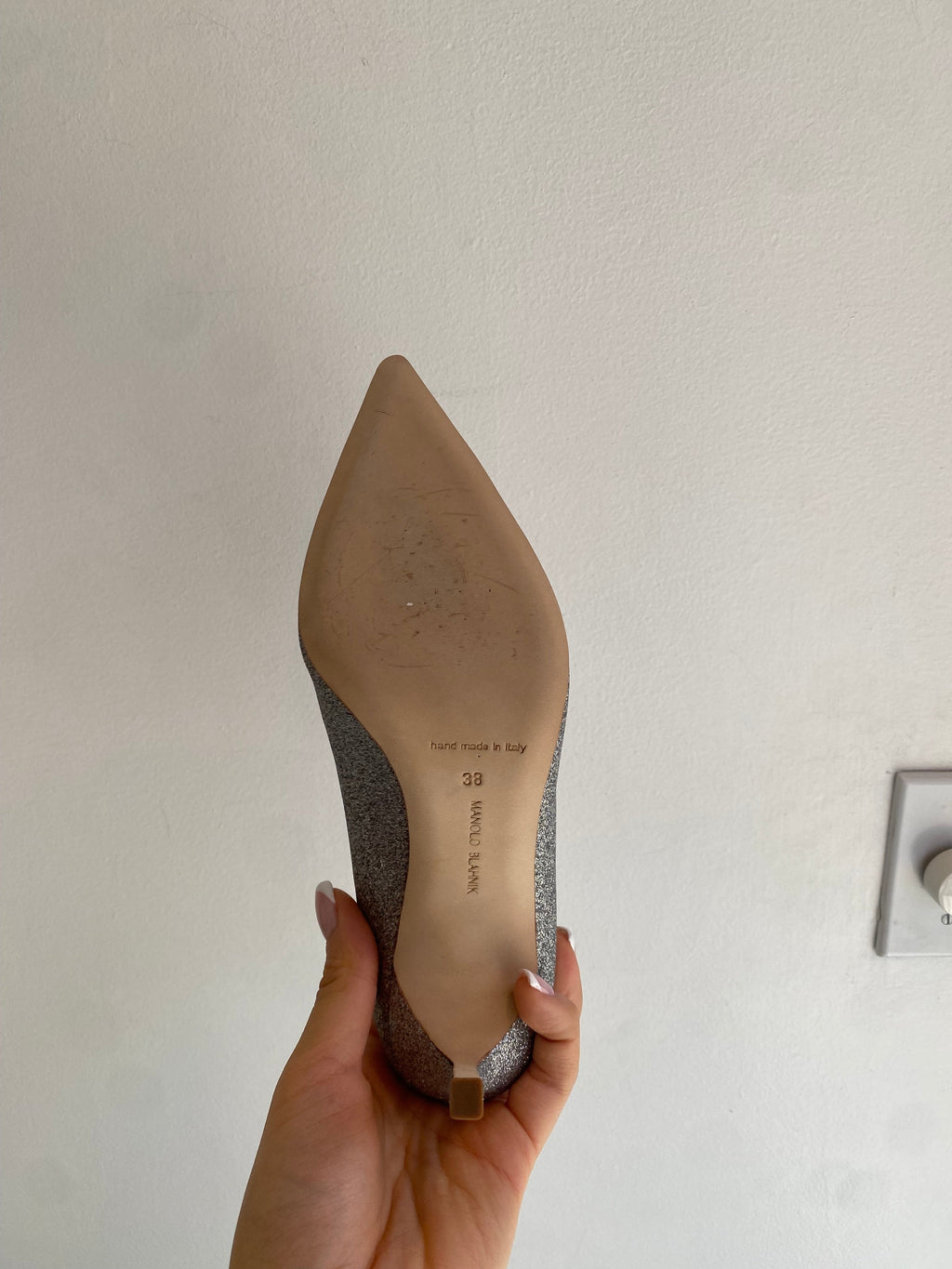 Manolo Blahnik Glitter Pumps -38