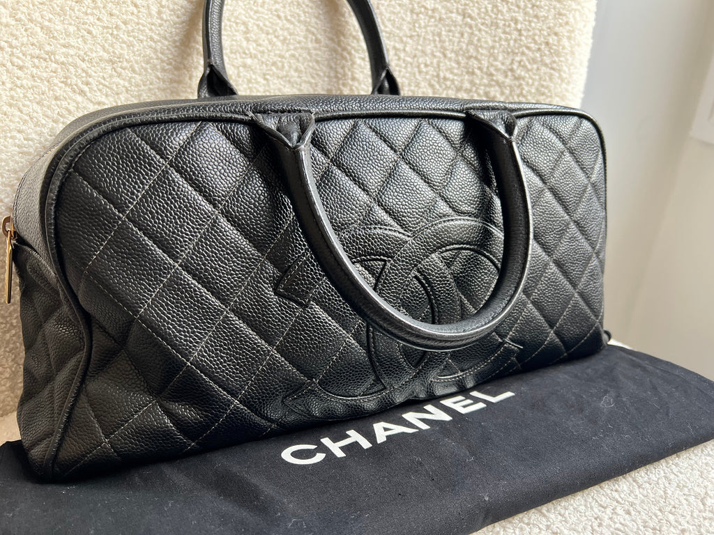 Chanel Black Caviar Boston