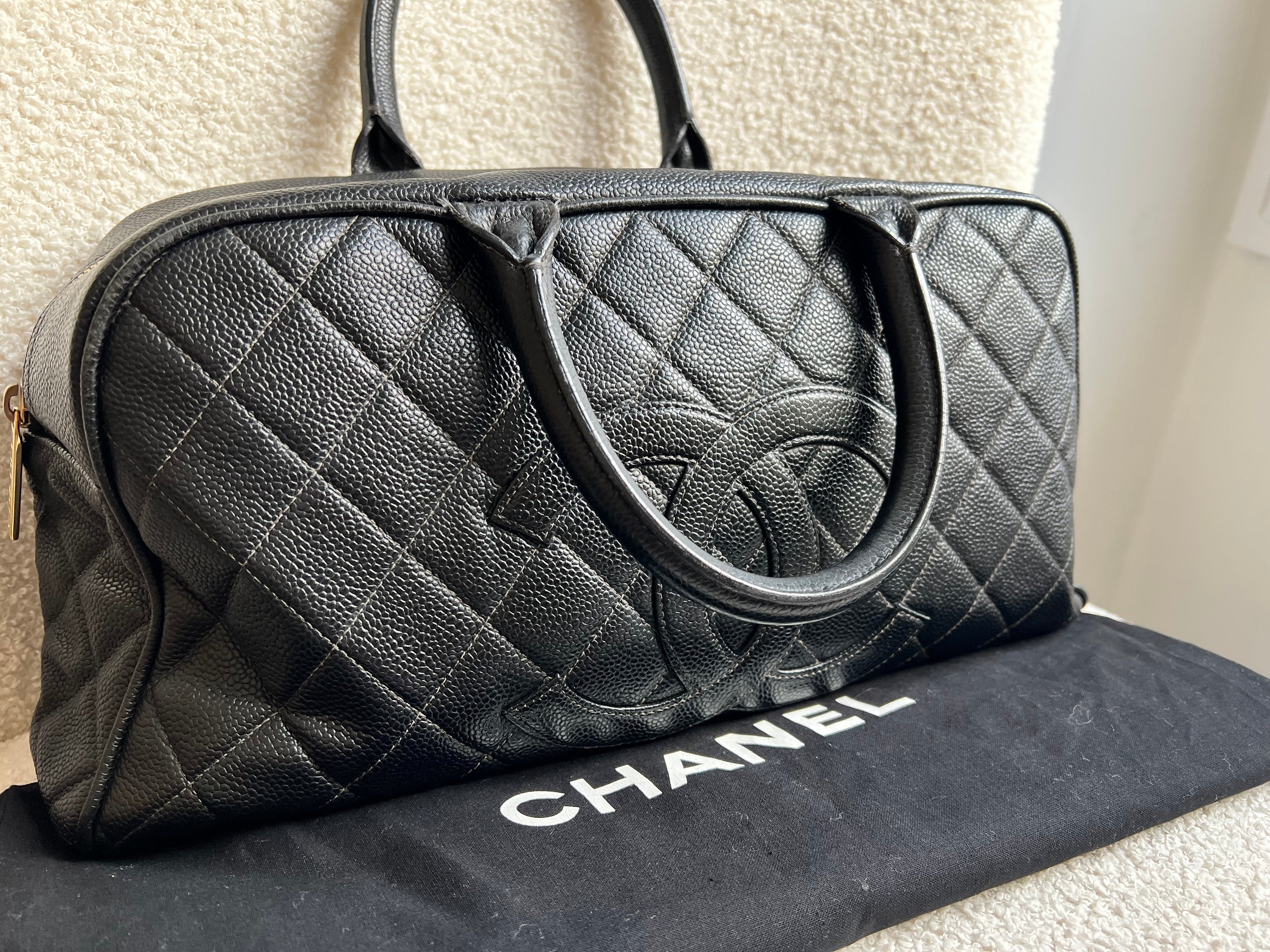 Chanel Black Caviar Boston