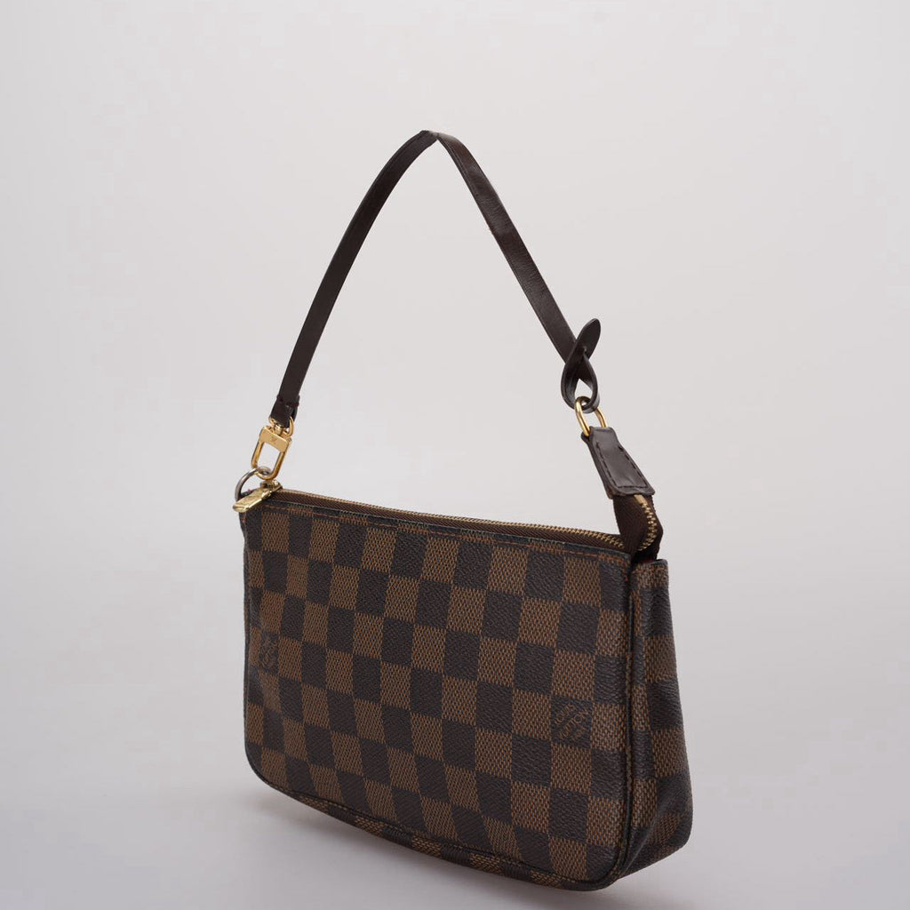 Louis Vuitton Damier Navona Leather Fabric Brown Handbag