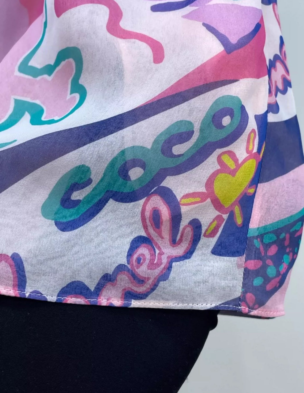 Chanel 24C Multicolor silk short