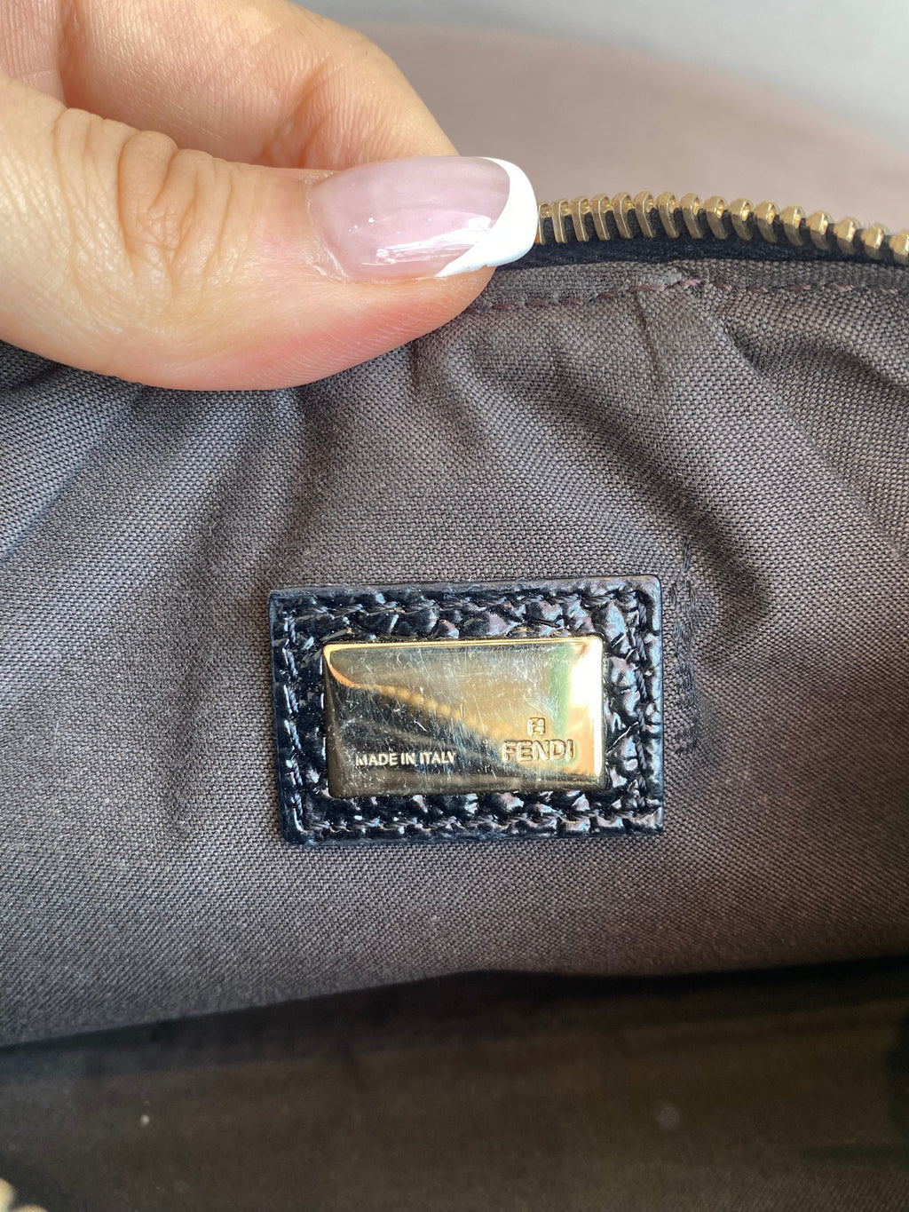 Fendi Sequin Chain Pochette Bag