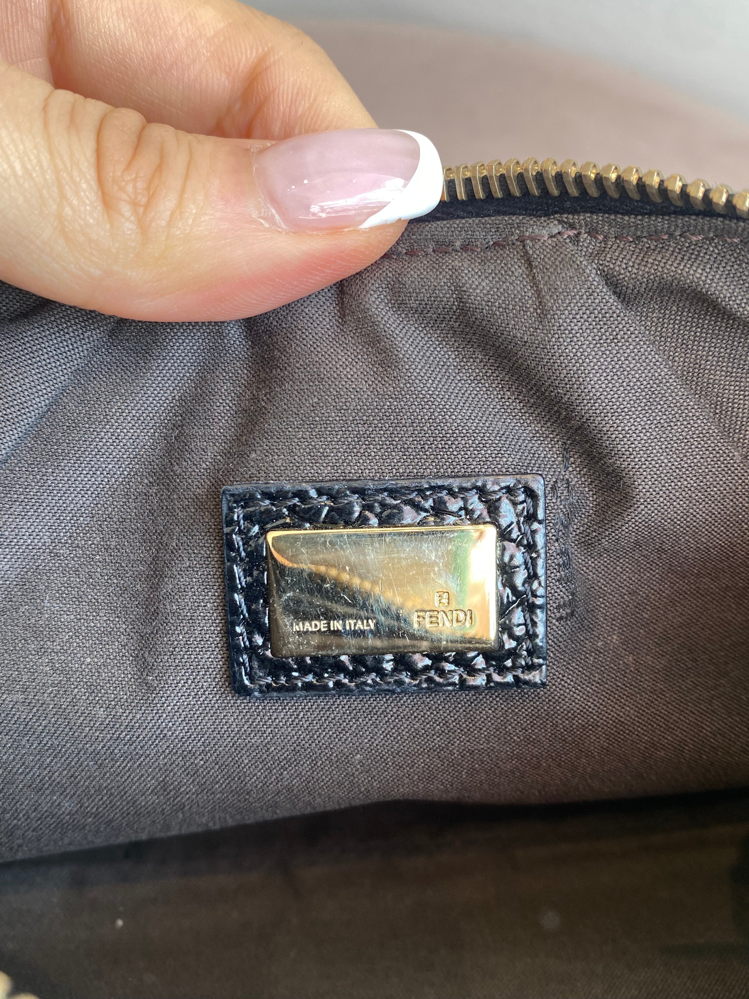 Fendi Sequin Chain Pochette Bag