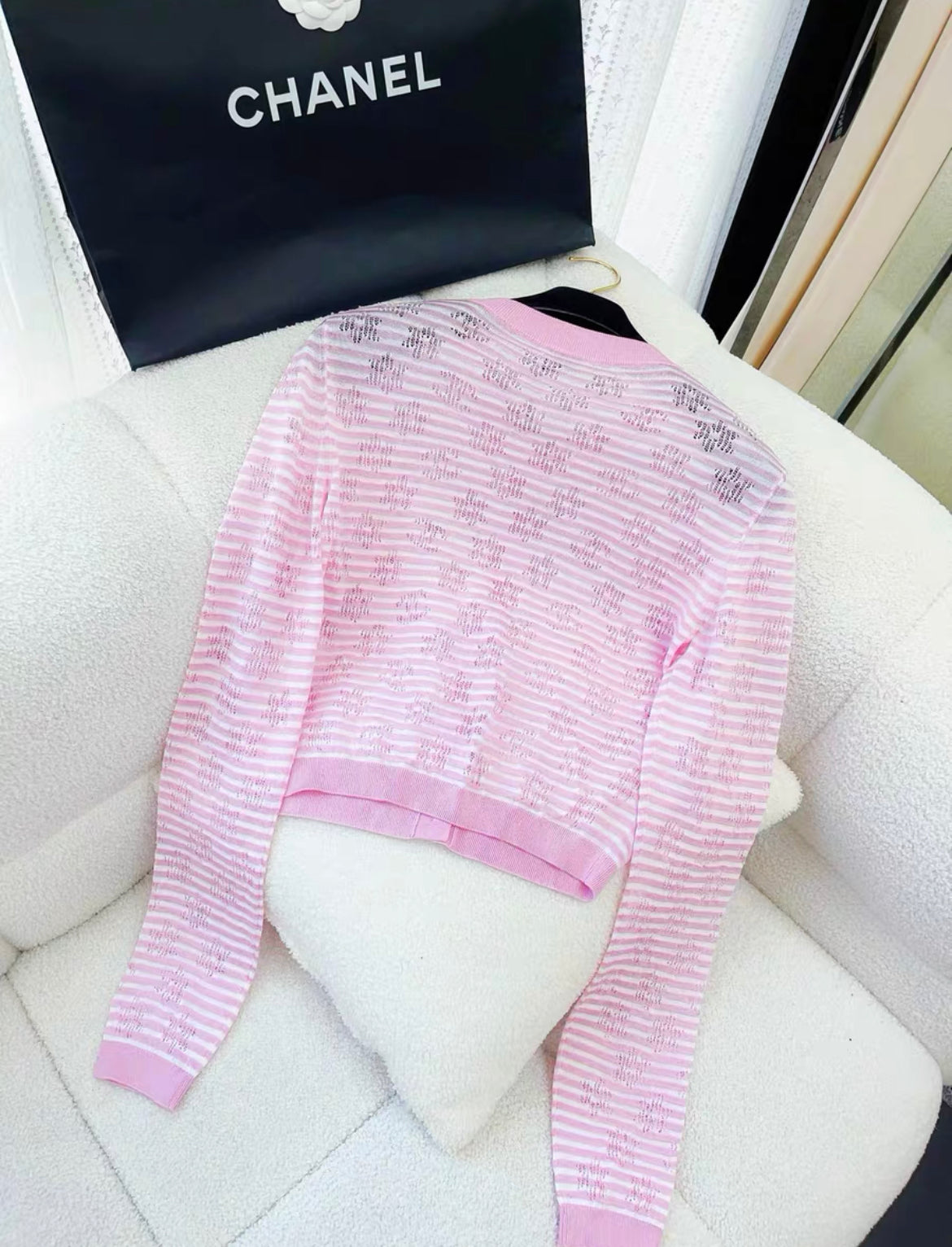 Chanel 24C Pink igan size 36