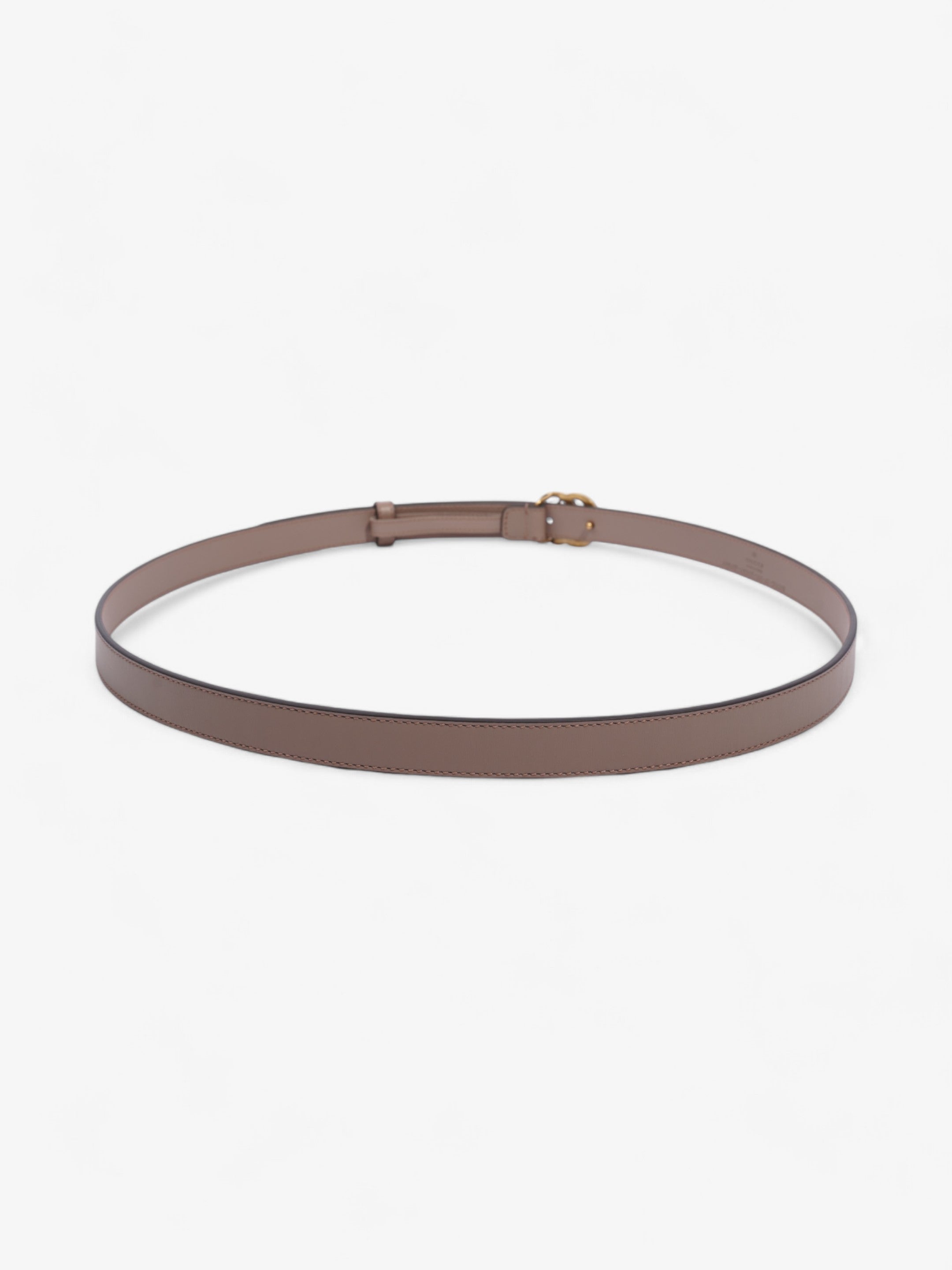 Gucci GG Marmont Thin Belt Dusty Rose / Gold Leather 105cm / 42"