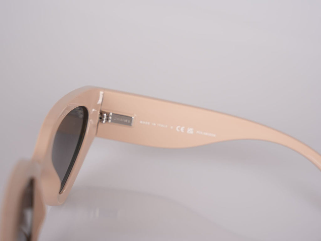 Chanel Cat Eye Sunglasses with CC Logo Black and Beige
