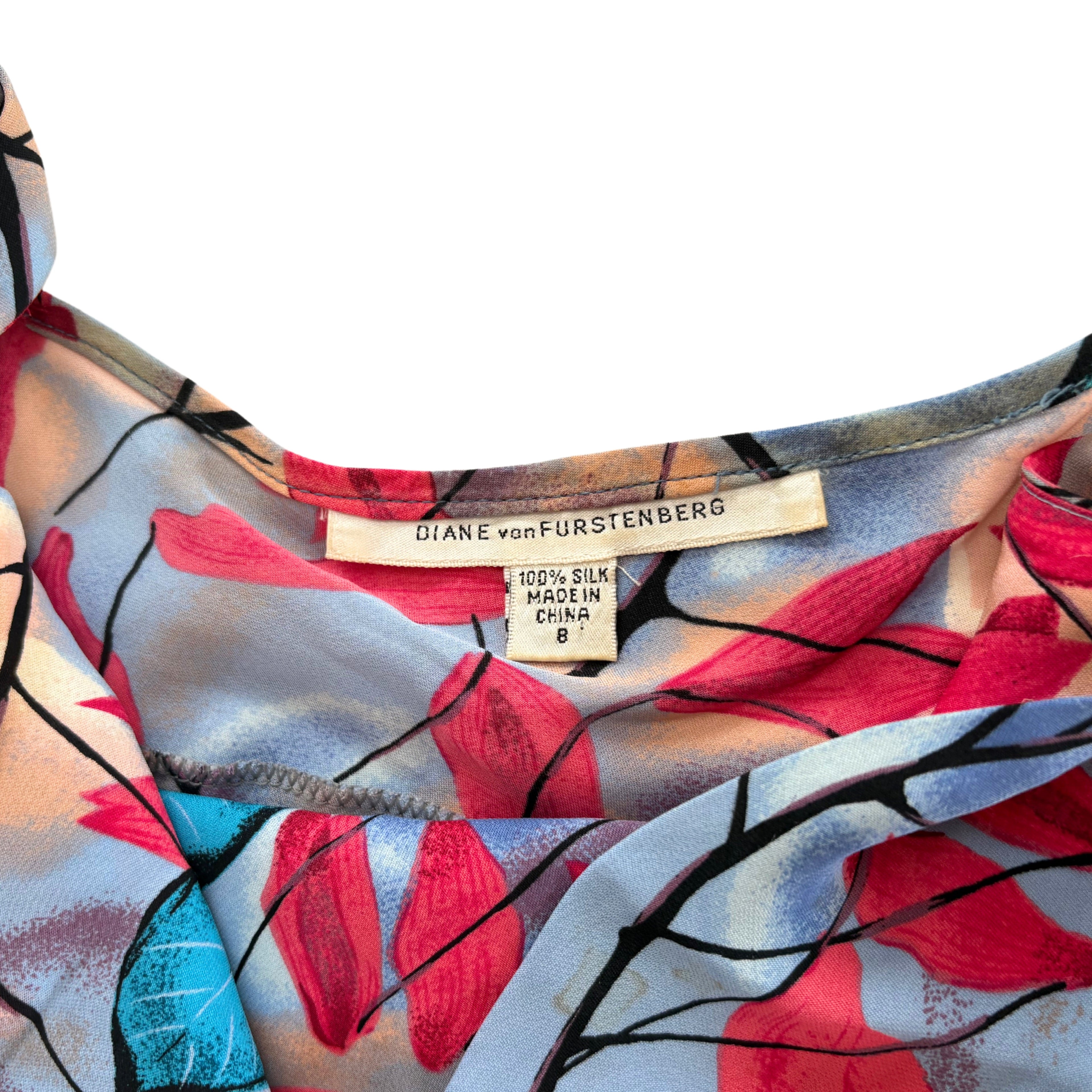 Diane Von Furstenberg Silk Dress - Women's 8