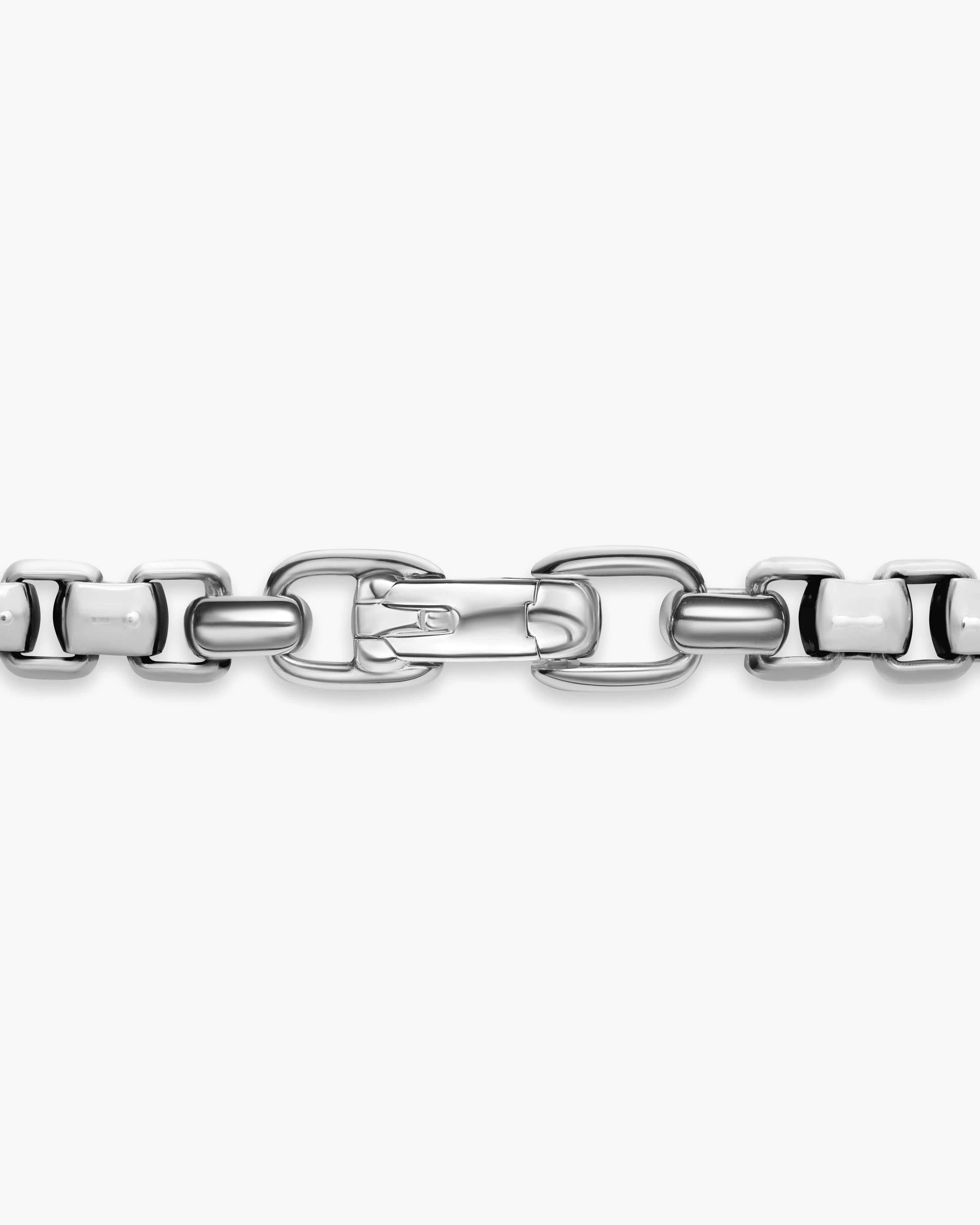 DAVID YURMAN STERLING SILVER BOX CHAIN NECKLACE