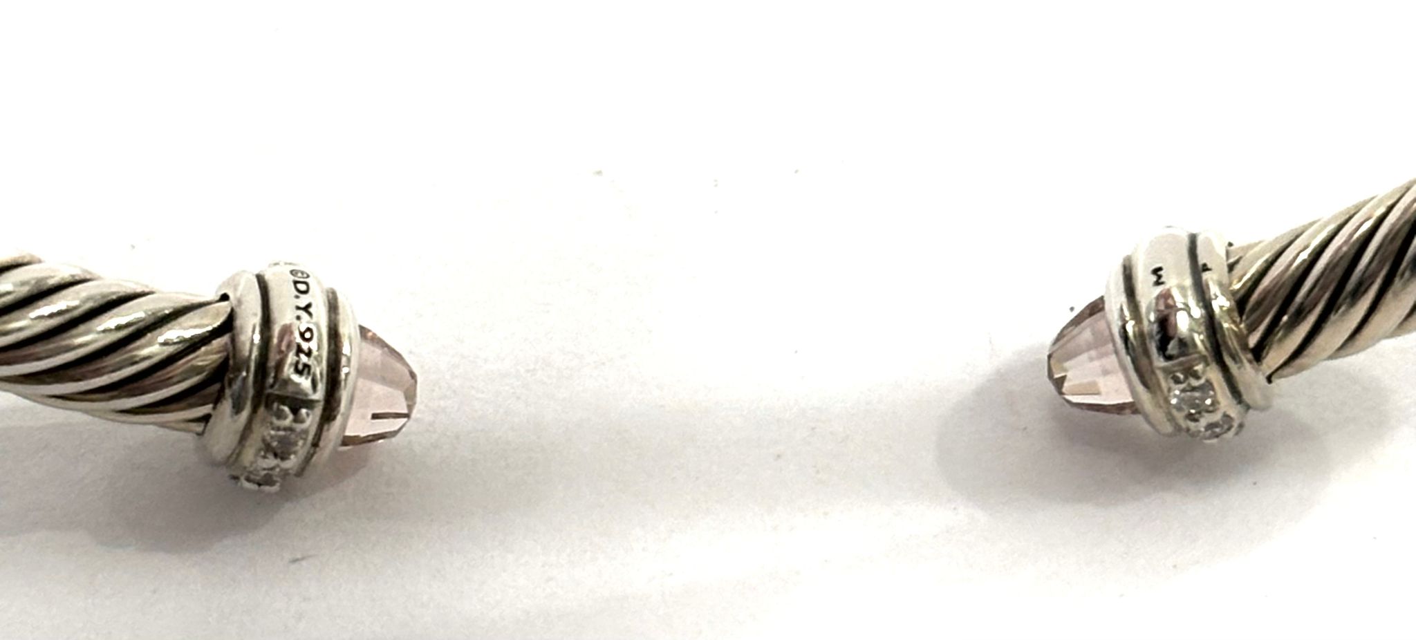 DY Cablespira® FLEX STERLING SILVER CITRINE & DIAMONDS BRACELET