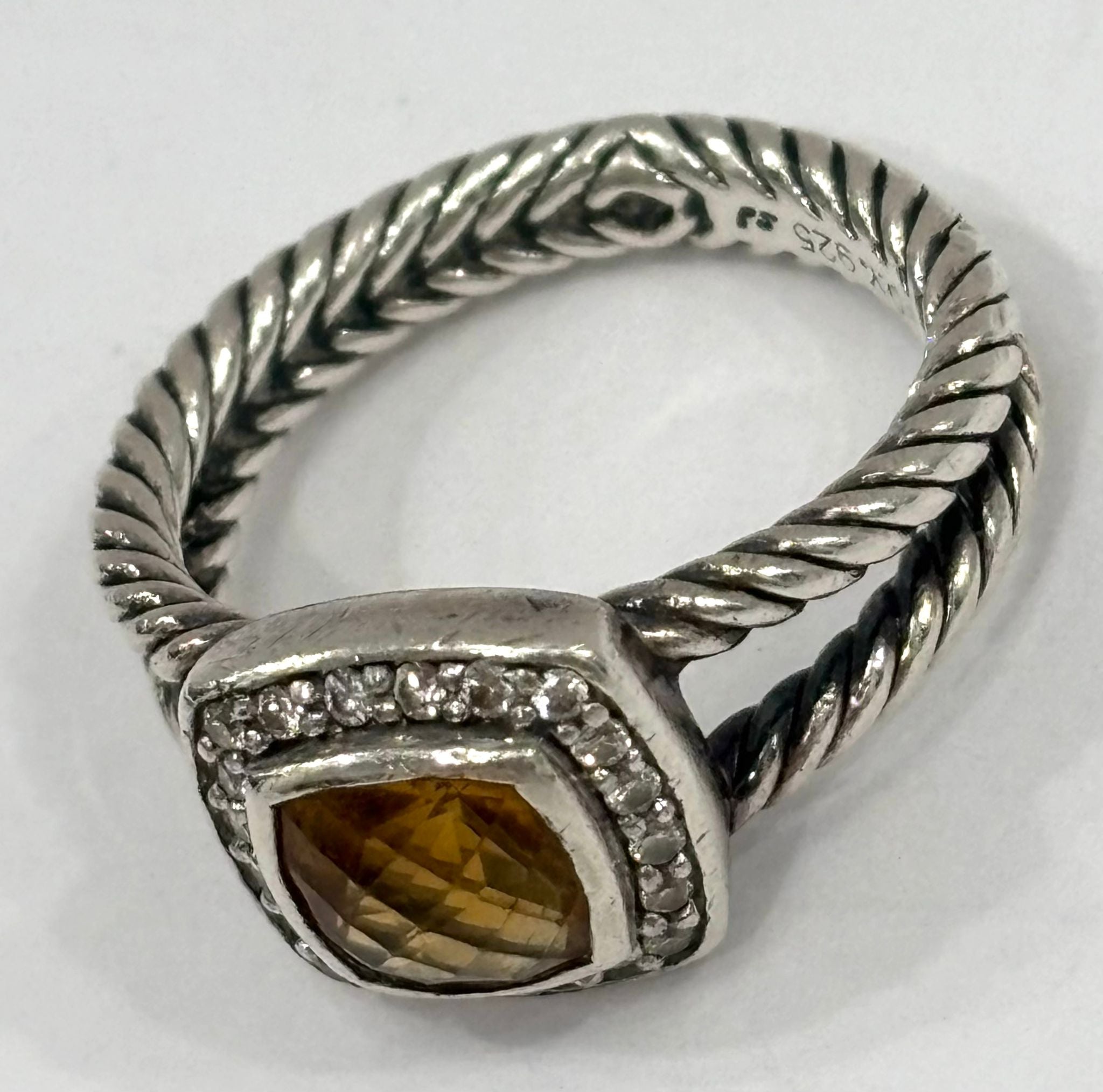 DAVID YURMAN PETITE ALBION CITRINE RING