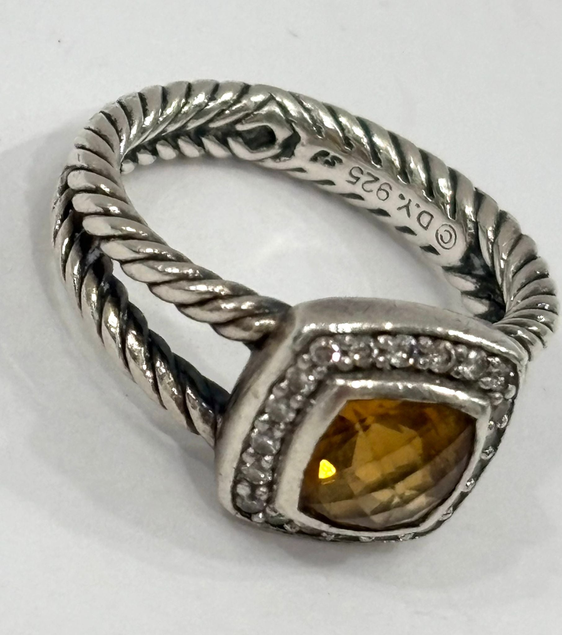DAVID YURMAN PETITE ALBION CITRINE RING