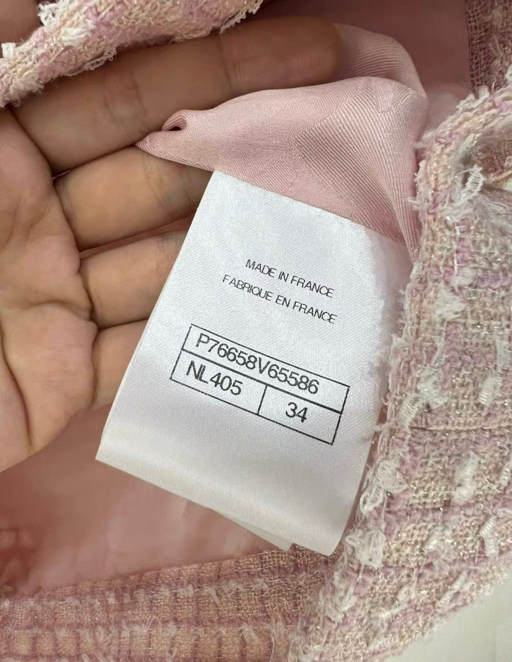 Chanel 24P Pink short sleeve jacket size 34