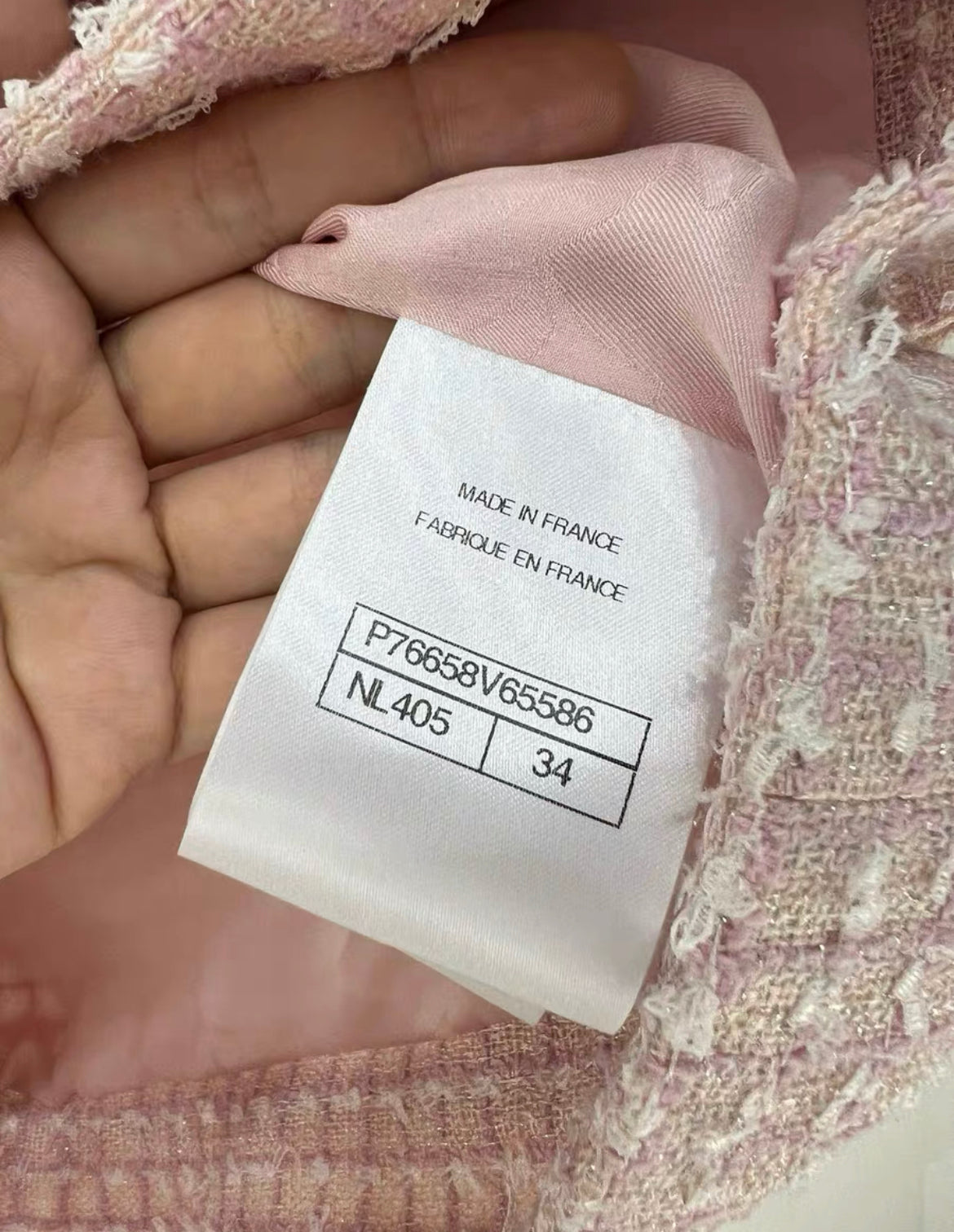 Chanel 24P Pink short sleeve jacket size 34