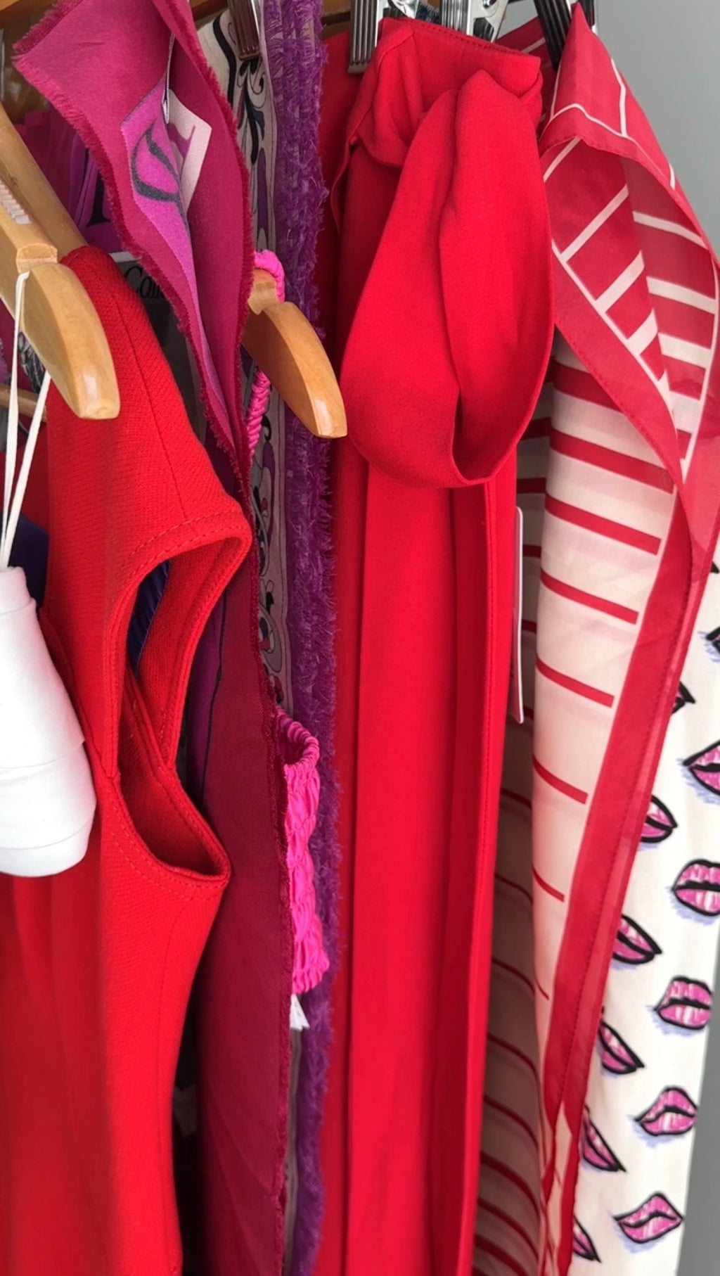 Prada Red Wool Seamed Wiggle Dress - M / 8