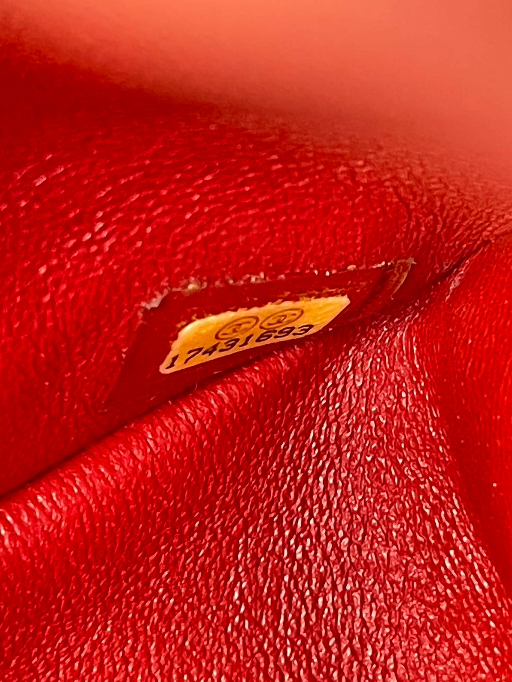 Chanel Red Timeless Classic jumbo Bag in Lambskin silber Hardware