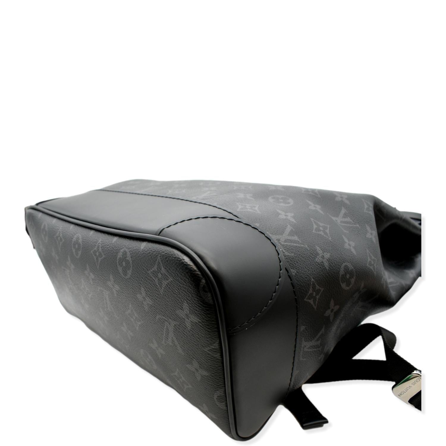 LOUIS VUITTON Steamer Monogram Eclipse Backpack Bag Black