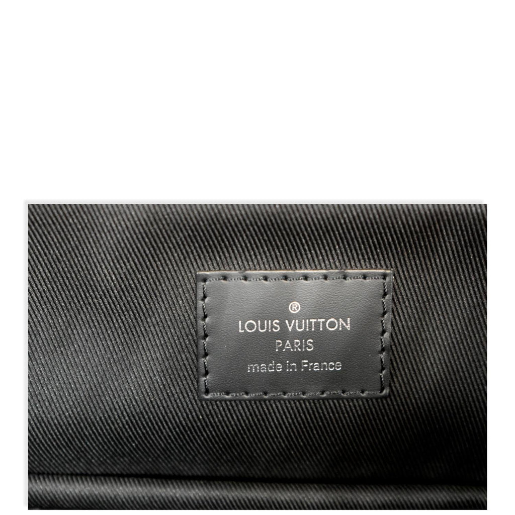 LOUIS VUITTON Steamer Monogram Eclipse Backpack Bag Black