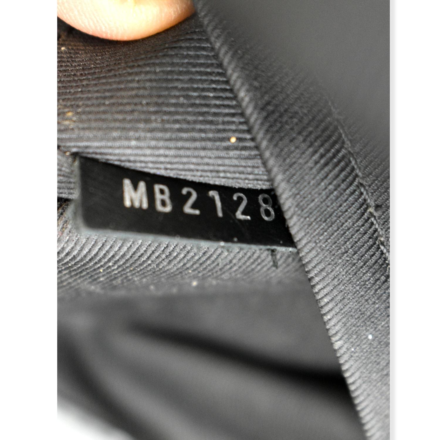 LOUIS VUITTON Avenue Sling Damier Graphite Backpack Bag Black