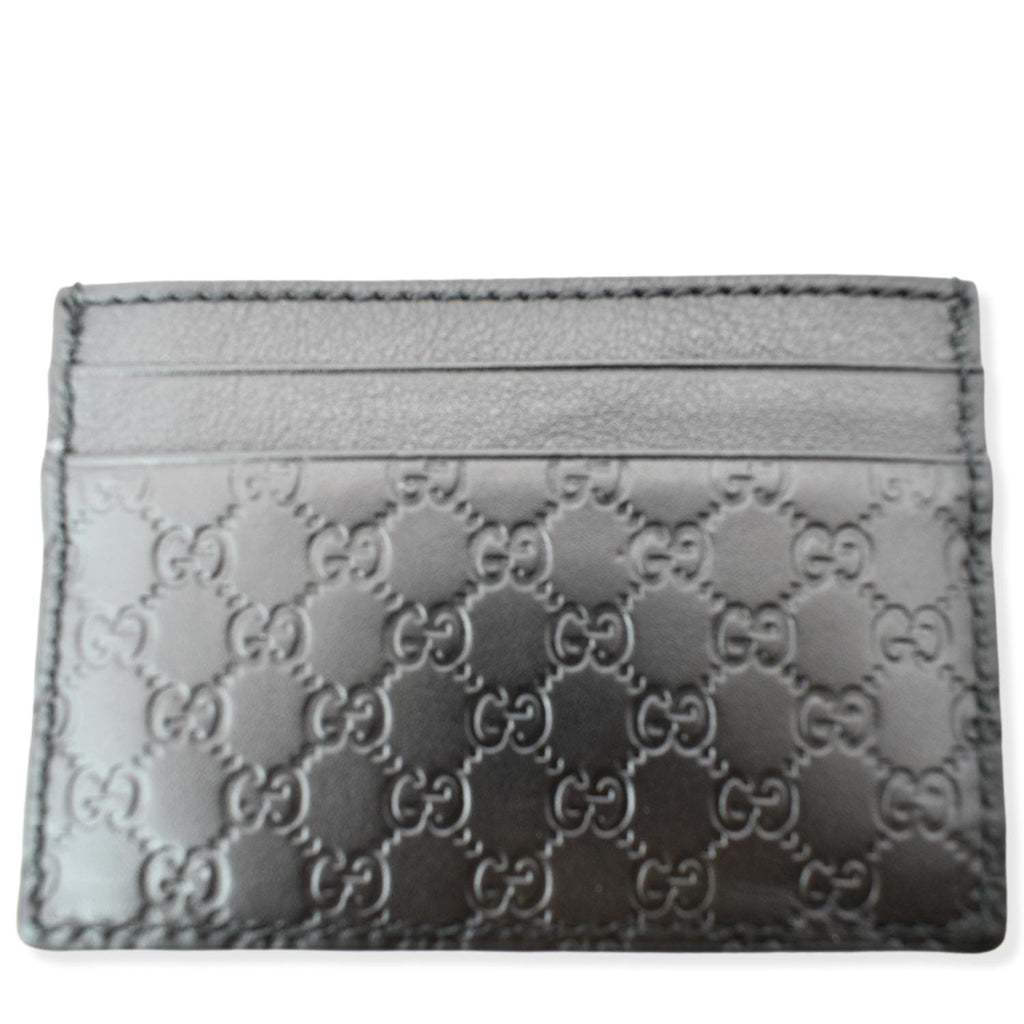 GUCCI Microguccissima Monogram Leather  Case Black 262837