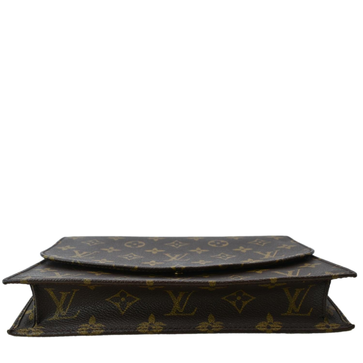 LOUIS VUITTON Rabat Pochette Monogram Canvas Clutch Bag Brown