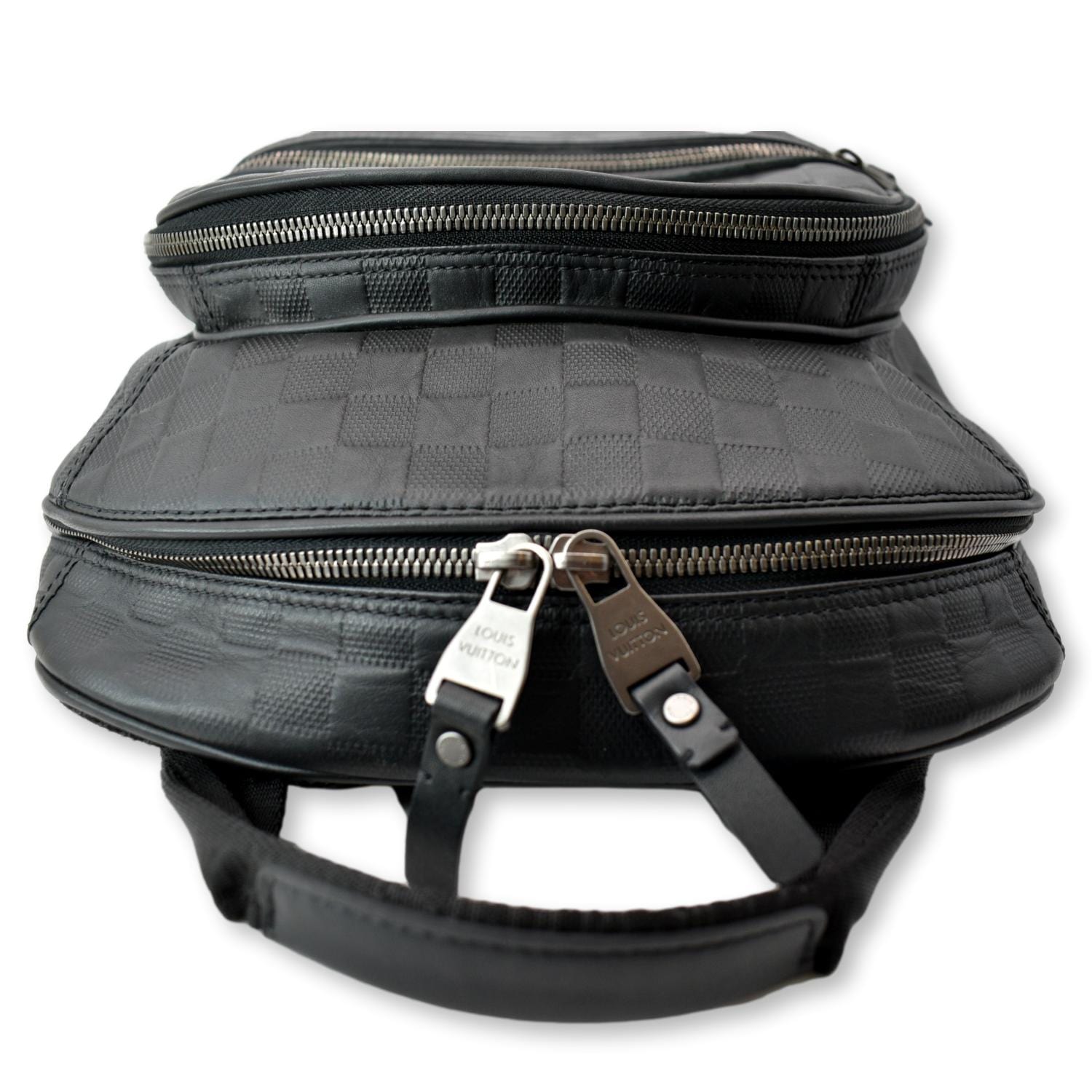 LOUIS VUITTON Michael Damier Infini Leather Backpack Bag Black