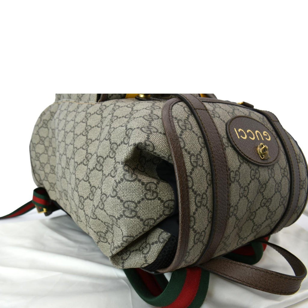 GUCCI Soft GG Supreme Canvas Backpack Bag Beige 473869