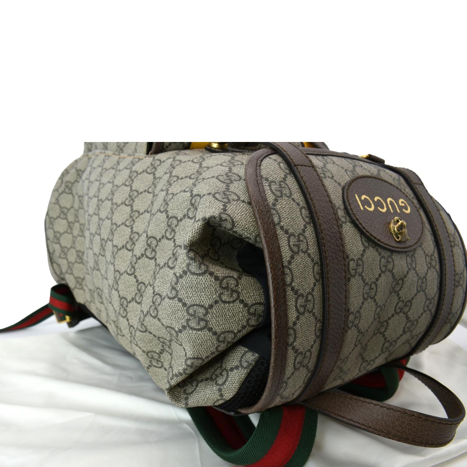 GUCCI Soft GG Supreme Canvas Backpack Bag Beige 473869