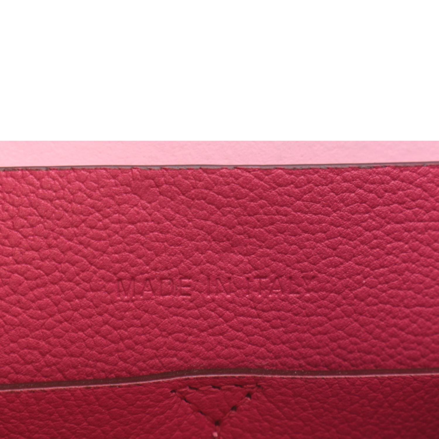 CHRISTIAN DIOR Open Bar Grained Leather Tote Bag Pink