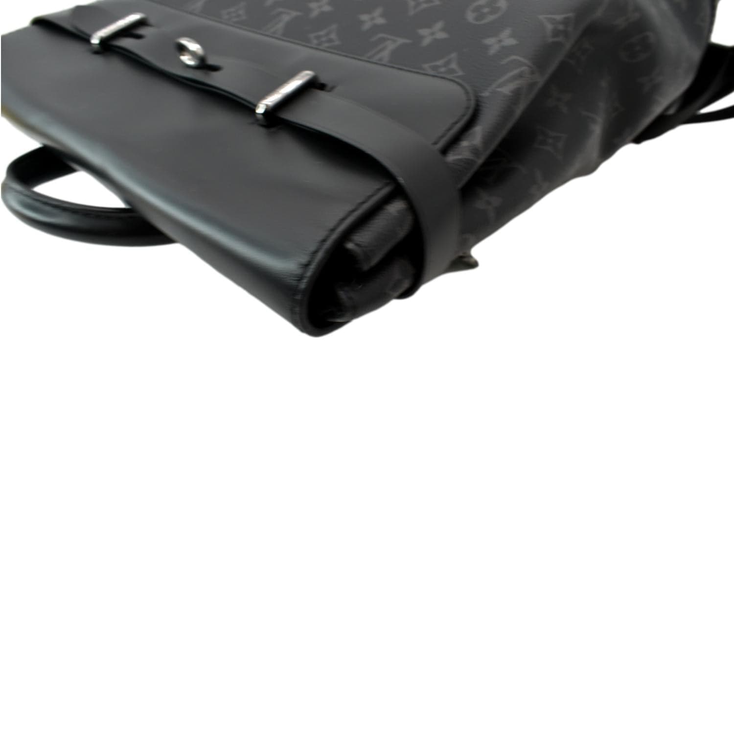 LOUIS VUITTON Steamer Monogram Eclipse Backpack Bag Black