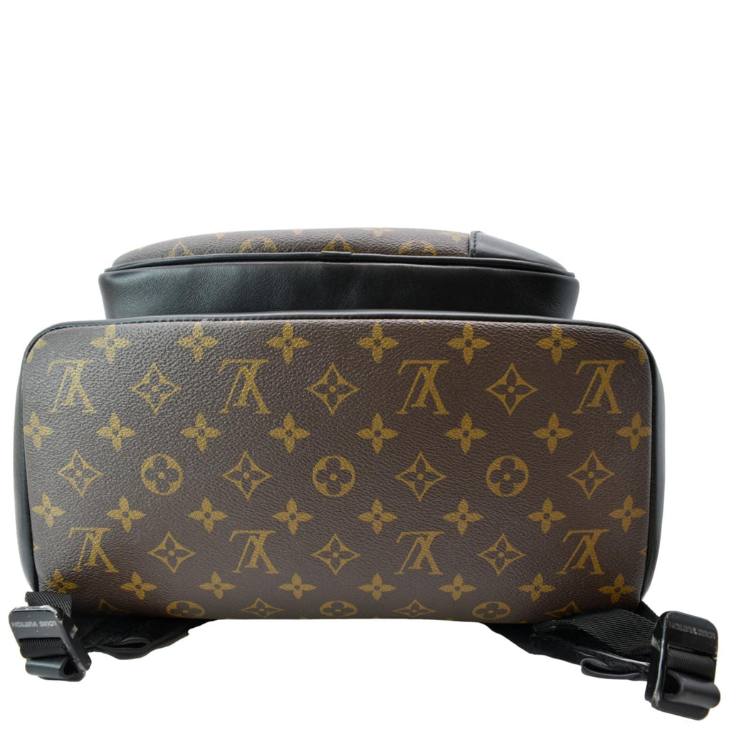 LOUIS VUITTON Dean Monogram Macassar Canvas Backpack Bag Black