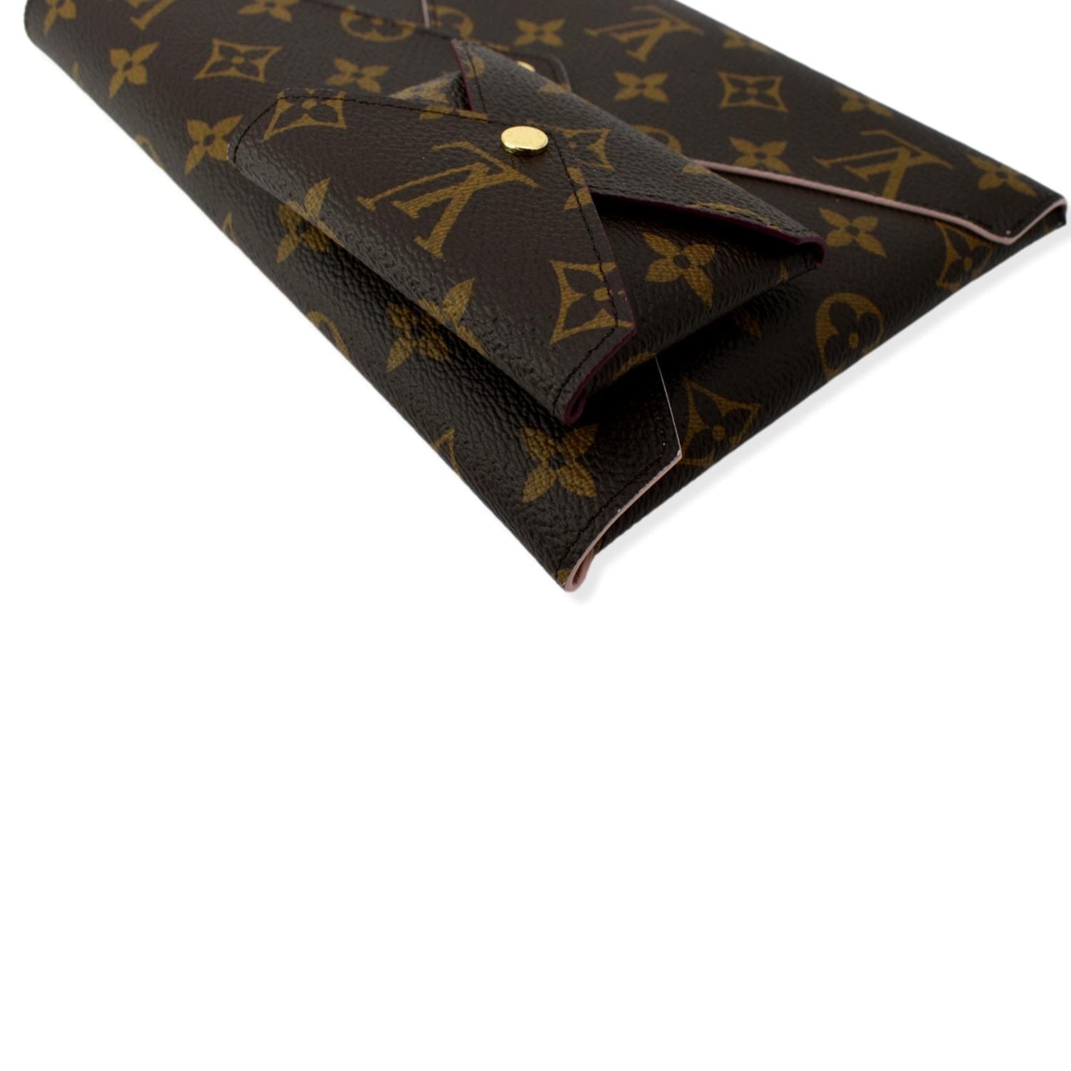 LOUIS VUITTON Kirigami Pochette Large/Small Monogram Canvas Clutch Brown