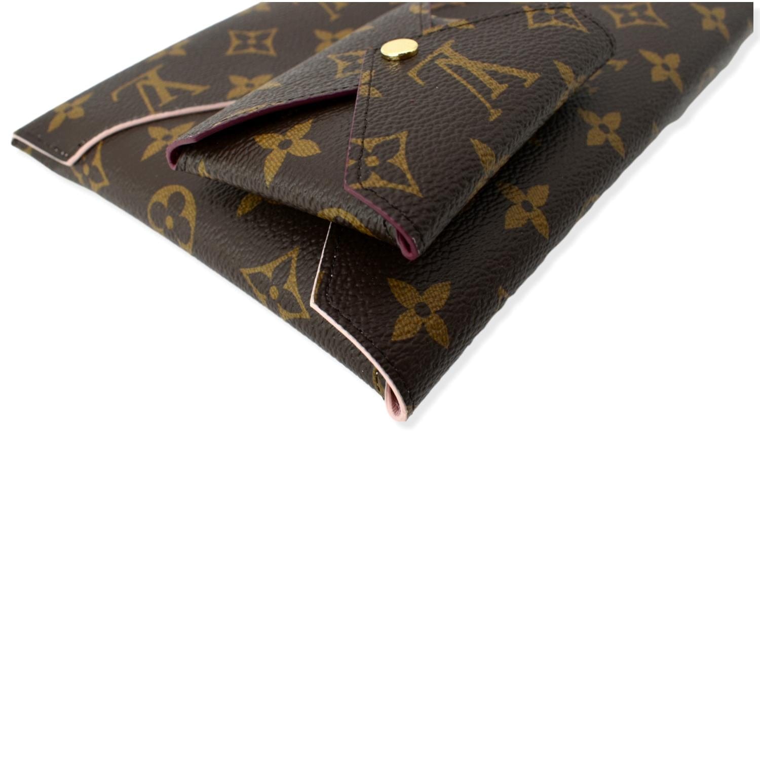 LOUIS VUITTON Kirigami Pochette Large/Small Monogram Canvas Clutch Brown