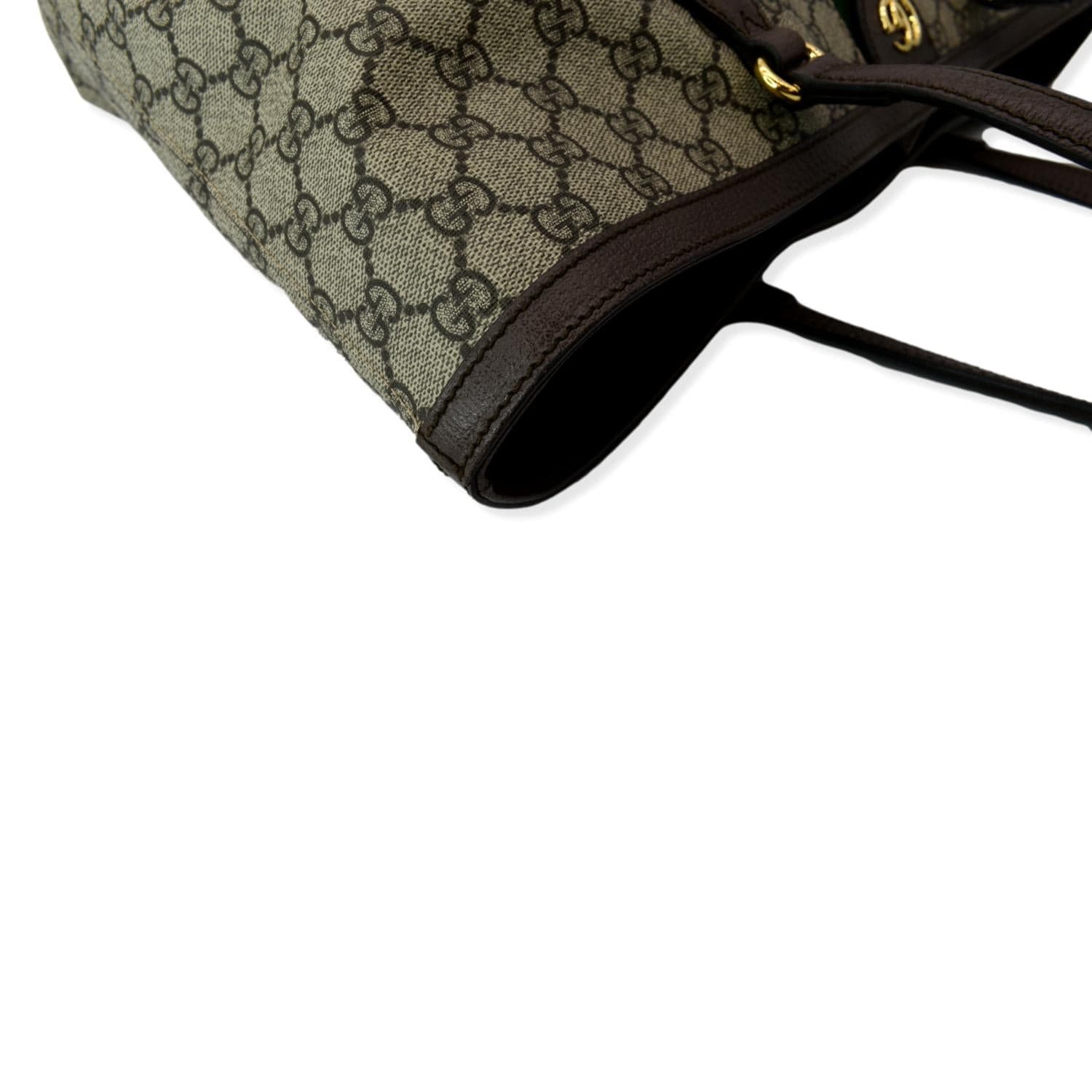 GUCCI Ophidia Medium GG Supreme Canvas Tote Bag Beige 631685