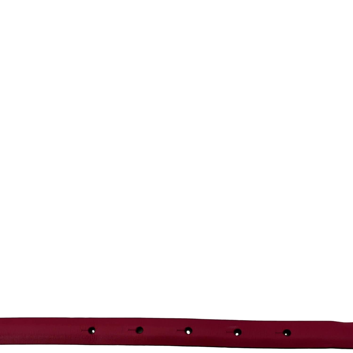GUCCI Horsebit Leather Belt Pink Size 80/32