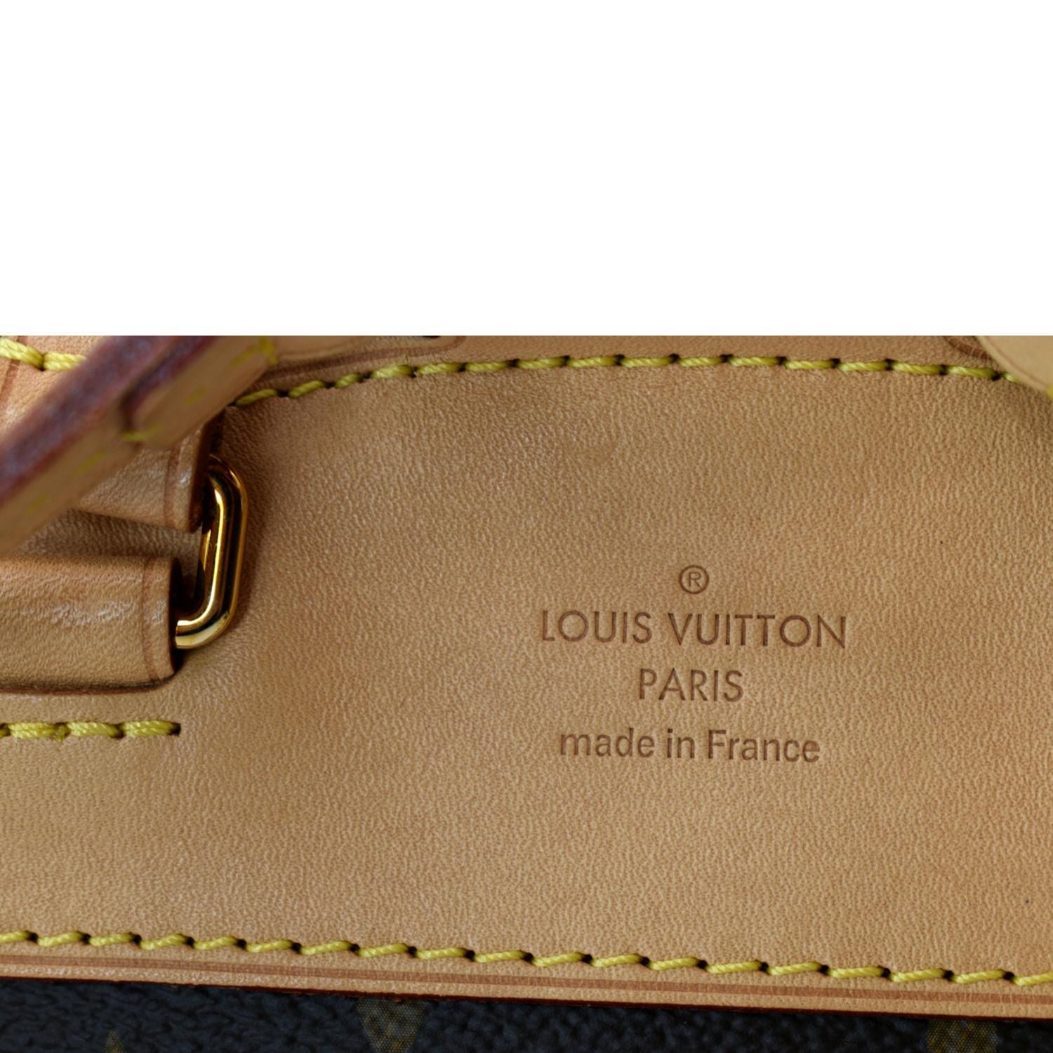 LOUIS VUITTON Montsouris NM Monogram Canvas Backpack Bag Brown