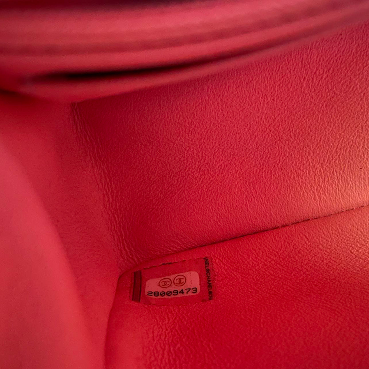 Chanel Tweed Classic Mini Flap Rectangle Bag in White and Pink with Gold Hardware