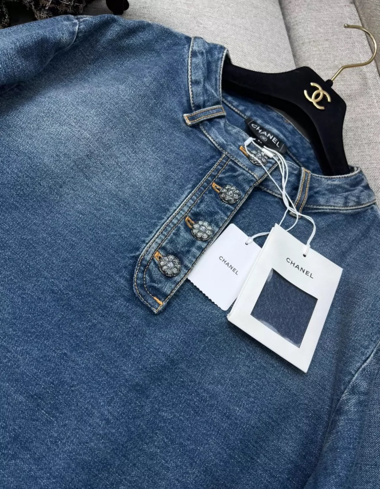 Chanel 24S denim pullover