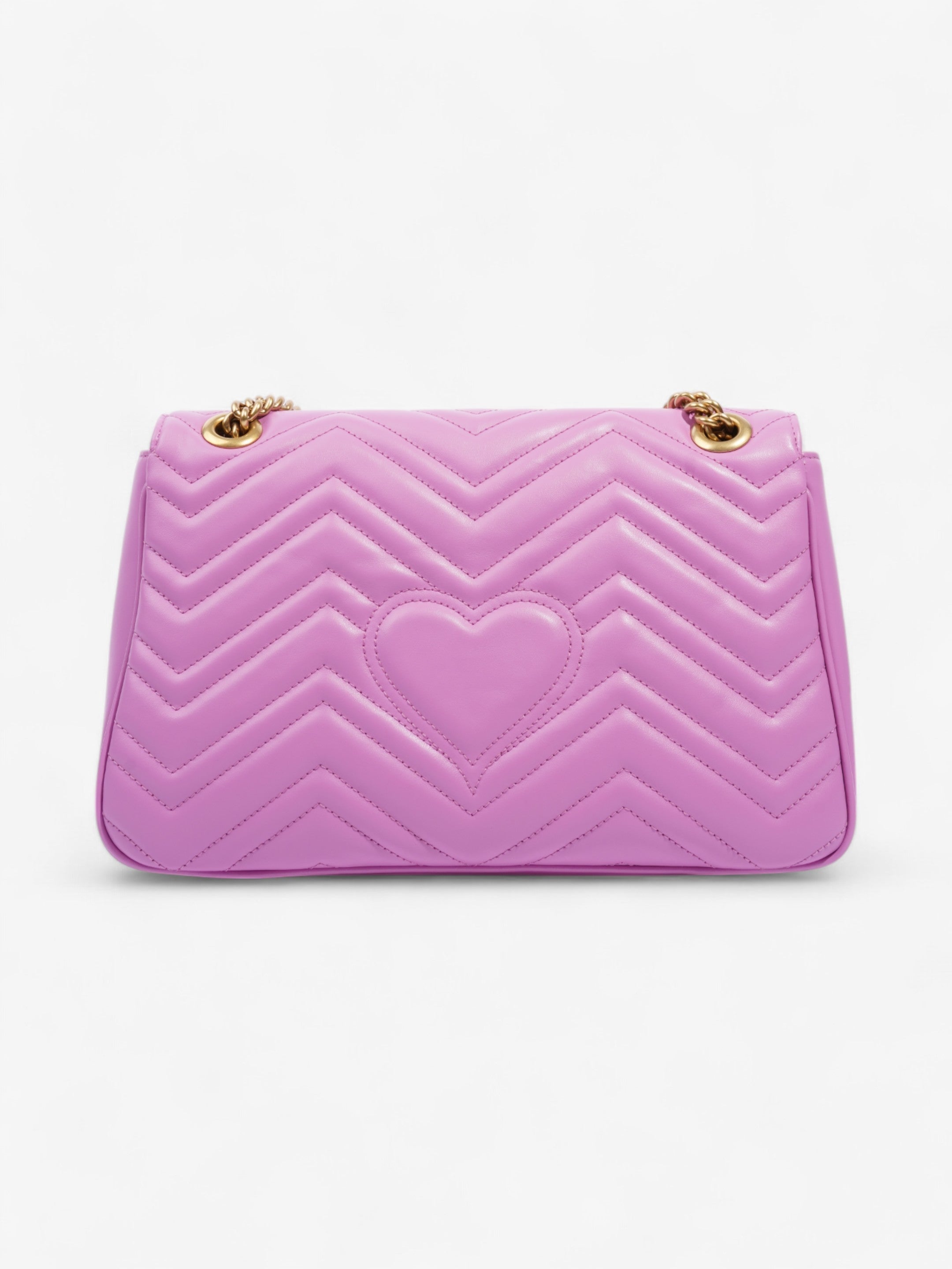 Gucci GG Marmont Light Purple Matelasse Leather Medium
