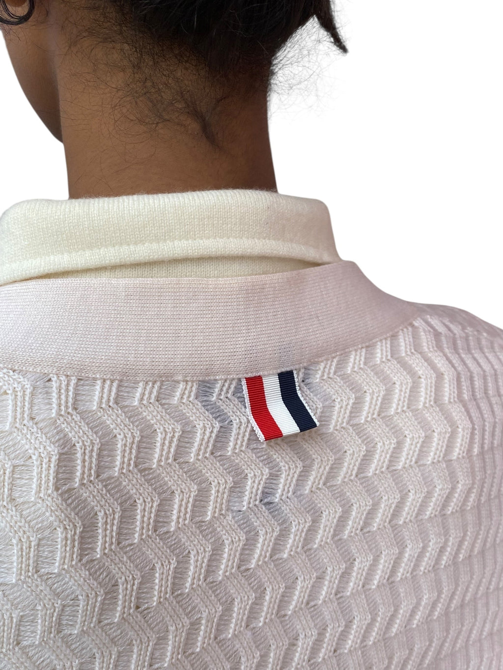 Thome Browne Ivory Wool Knit igan - 38 / US 4-6