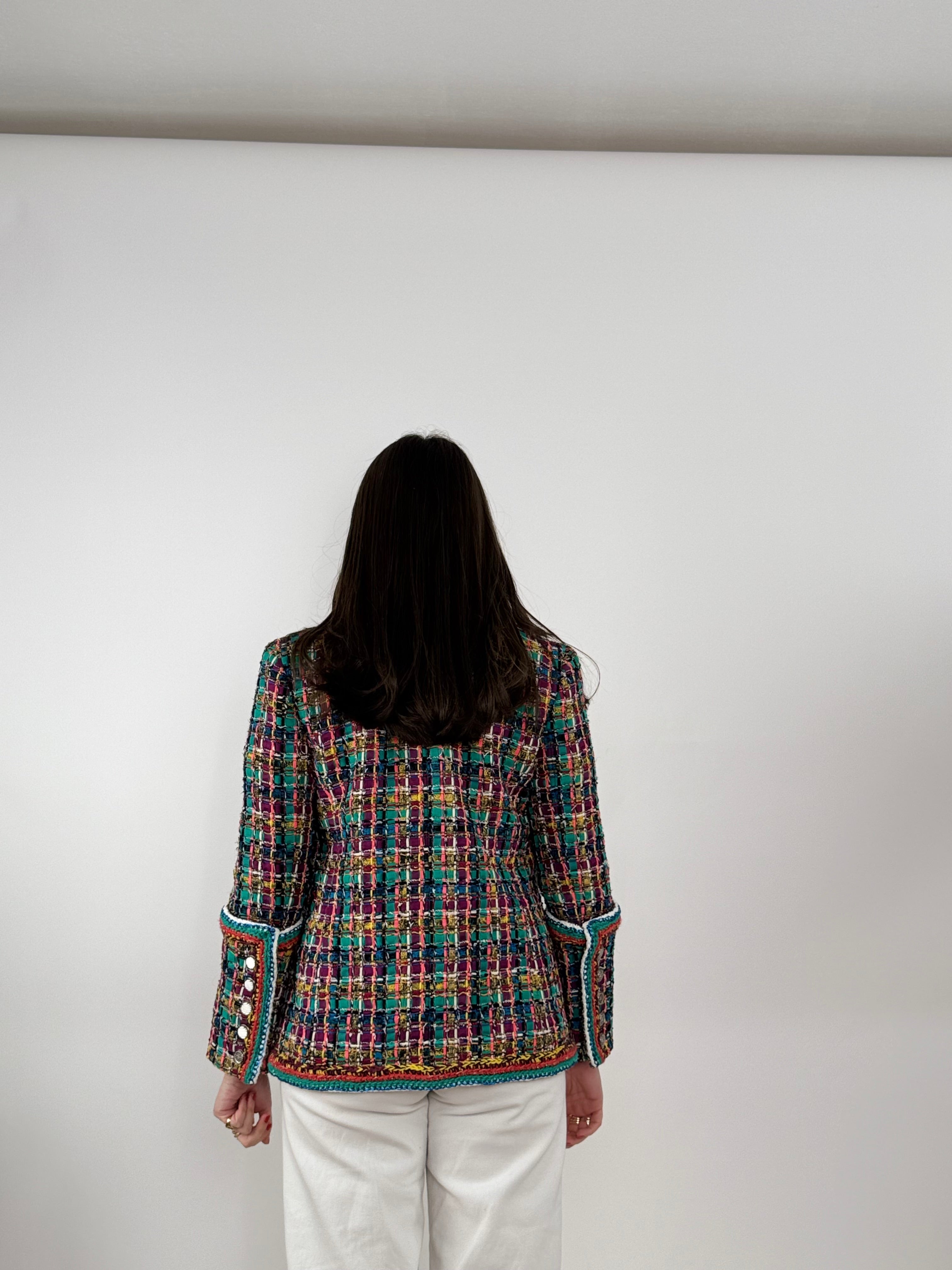 Chanel 2017 Tweed Pattern Evening Jacket  by Karl Lagerfeld
