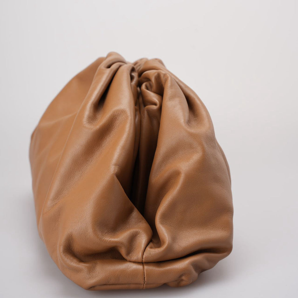 Bottega Veneta Brown Leather The Pouch Clutch