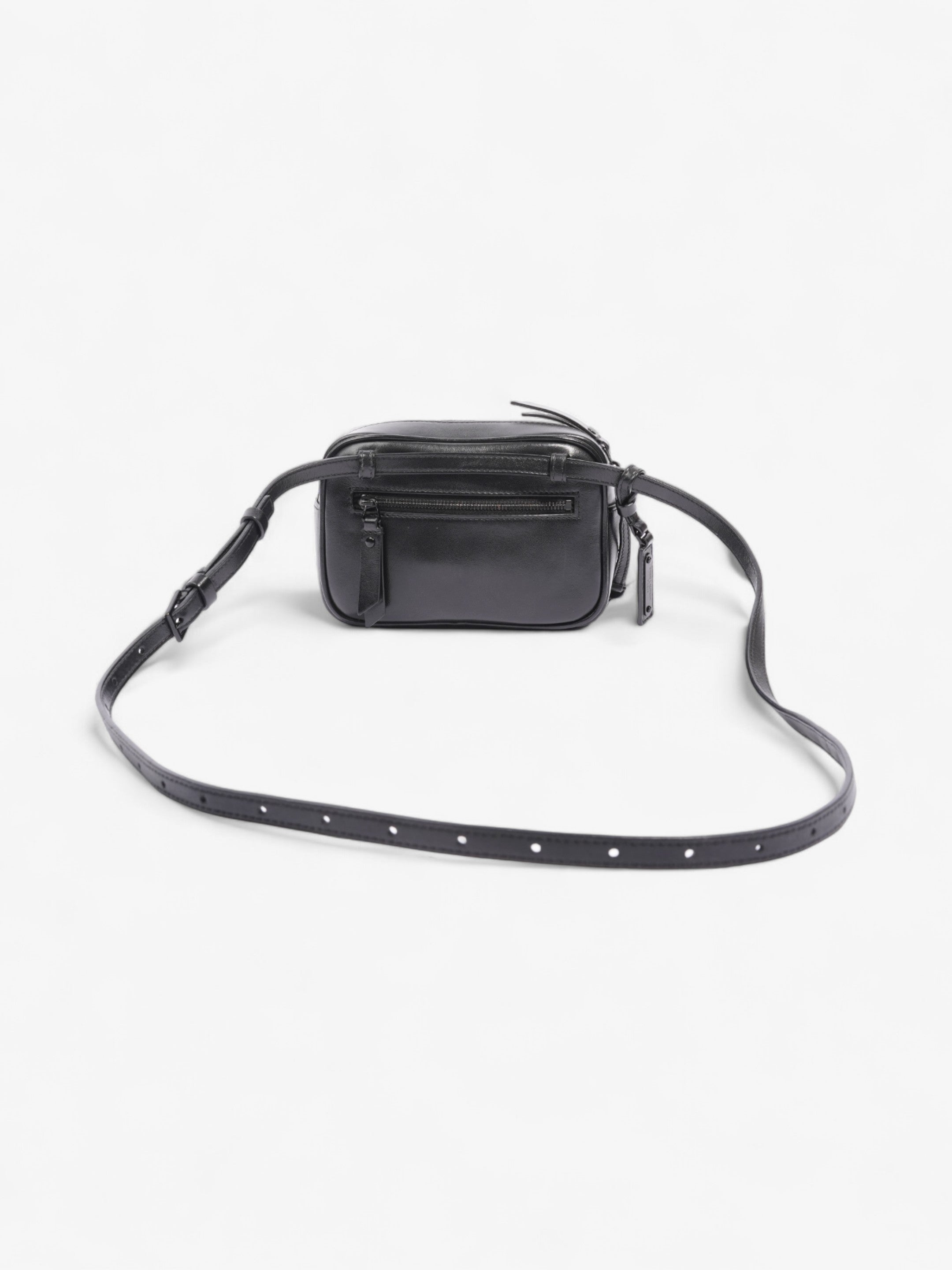 Saint Laurent Lou Belt Bag Black Calfskin Leather