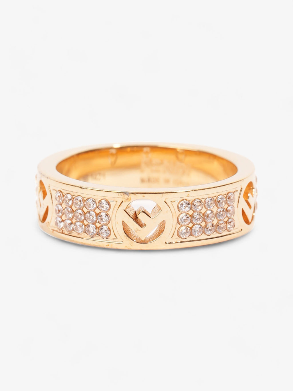 Fendi FF Ring Gold Base Metal Medium (54mm)