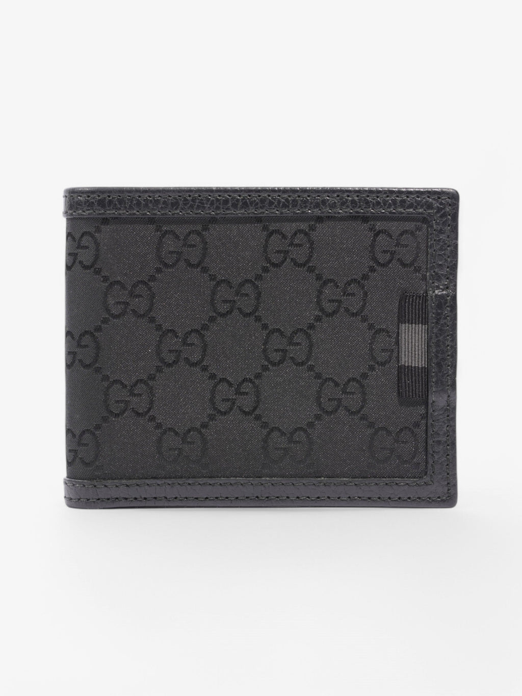 Gucci Bi-Fold Wallet Black Canvas
