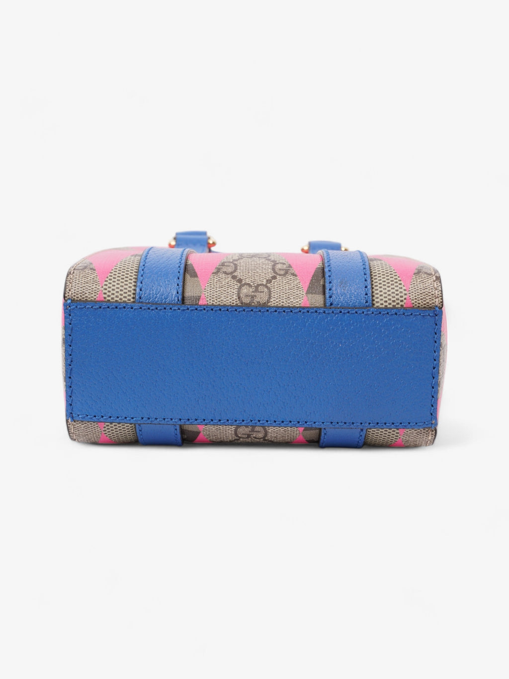 Gucci Rhombus Printed GG Blue / GG Supreme / Pink Canvas Mini