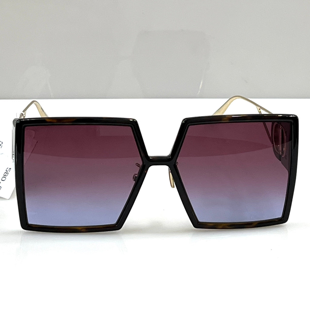 DIOR 30 MONTAIGNE SU OVERSIZED SQUARE SUNGLASSES