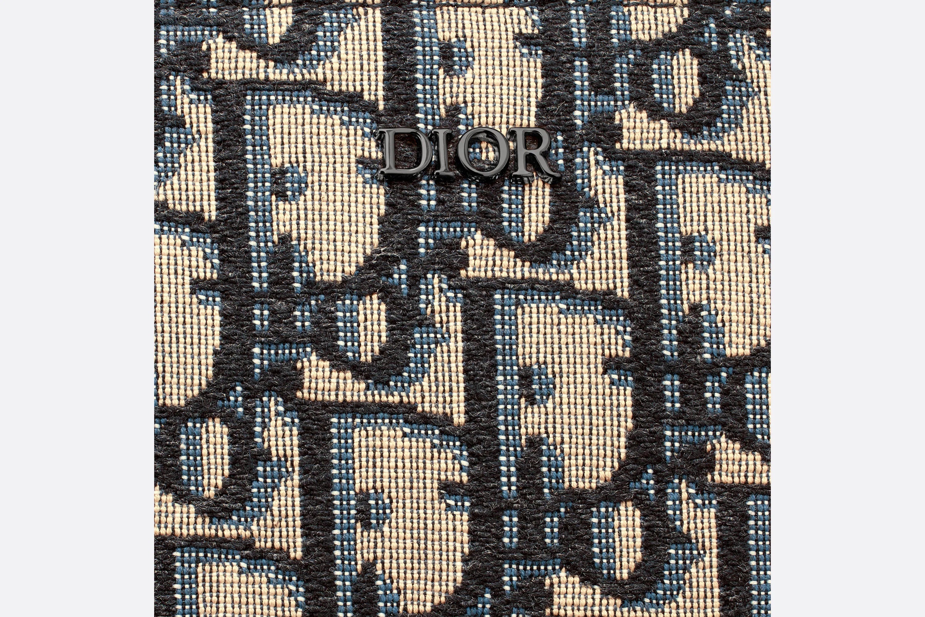 DIOR OBLIQUE A4 ZIPPED POUCH