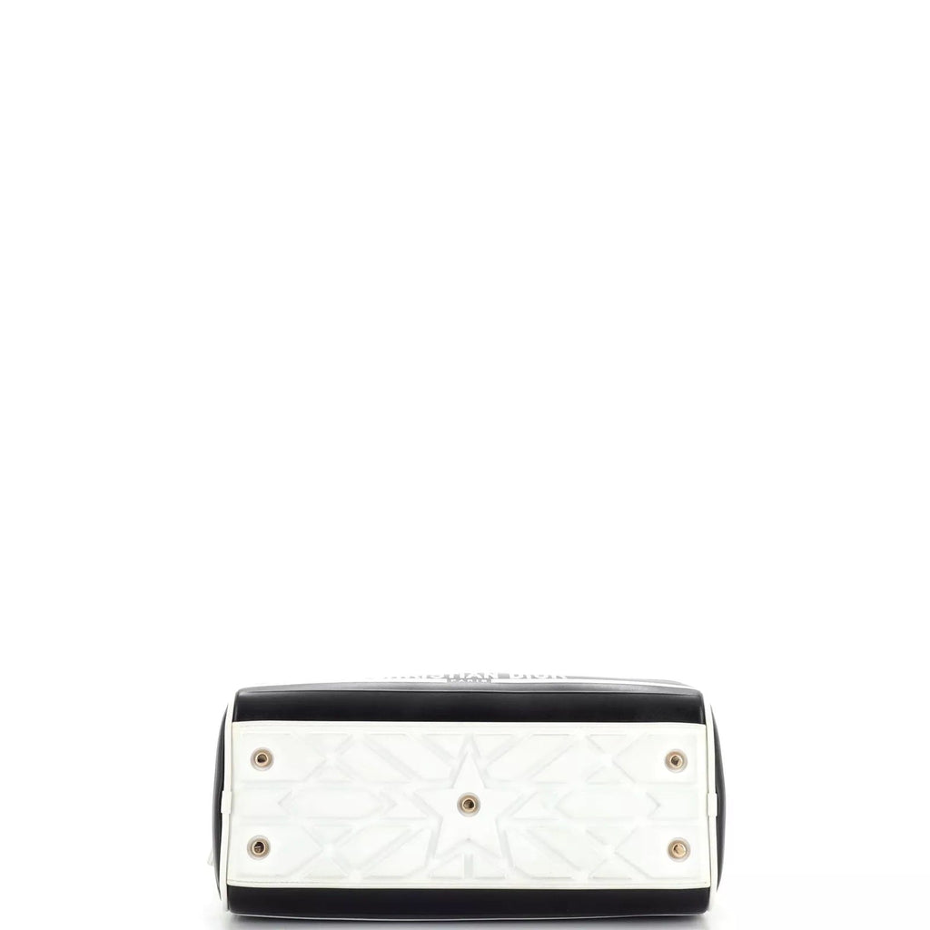 DIOR CANNAGE QUILTED LEATHER VIBE BOWLING BAG