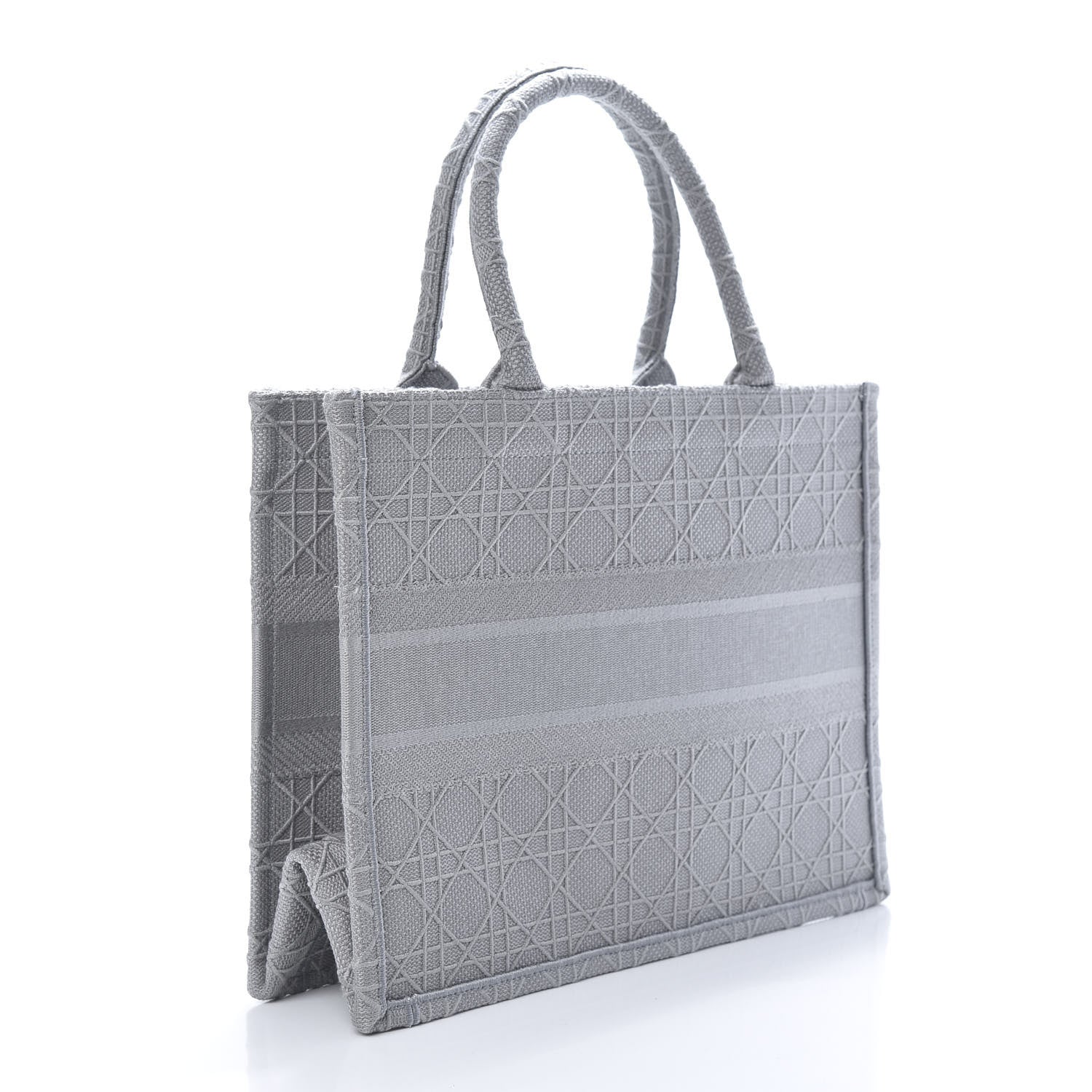 DIOR EMBROIDERED CANNAGE MEDIUM BOOK TOTE BAG